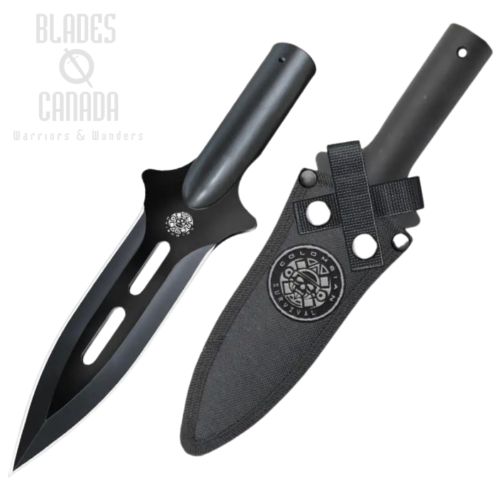UC Columbian Warrior Spear Head, SK5 Steel, Nylon Sheath, UC3122